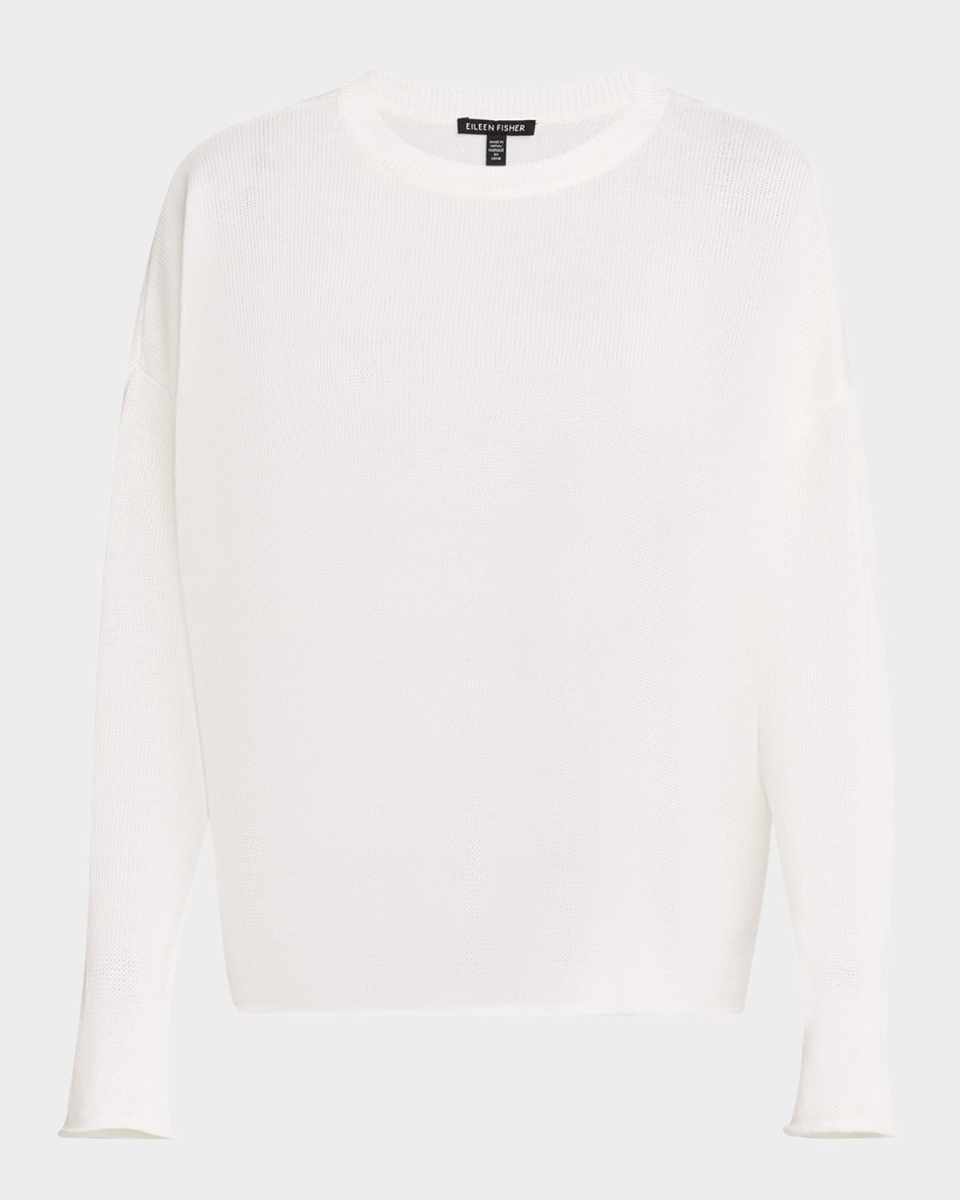 Organic Linen-Cotton Knit Sweater